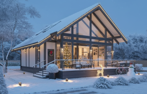 Дом из бруса Фахверк VZ-547