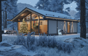 Дом из бруса Фахверк VZ-546