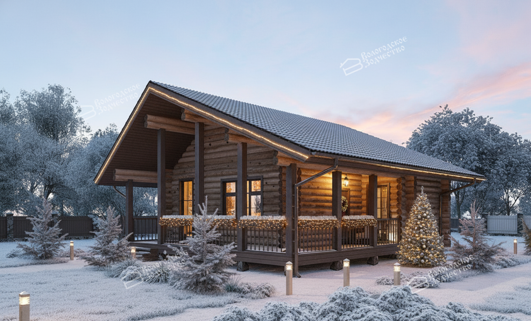 Баня из бревна VZ-601