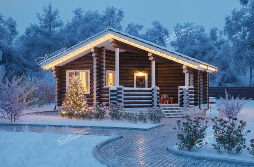 Баня из бревна VZ-602