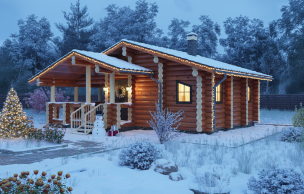 Баня из бревна VZ-604