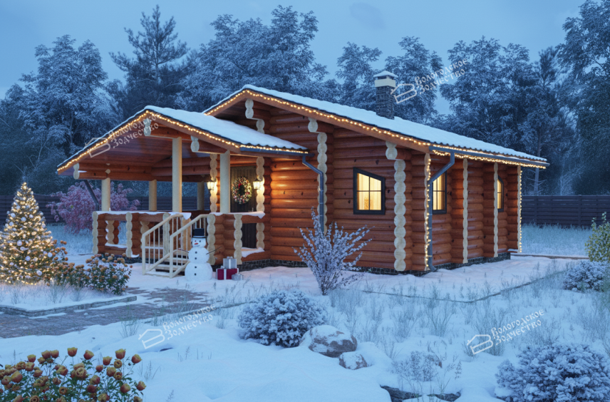 Баня из бревна VZ-604