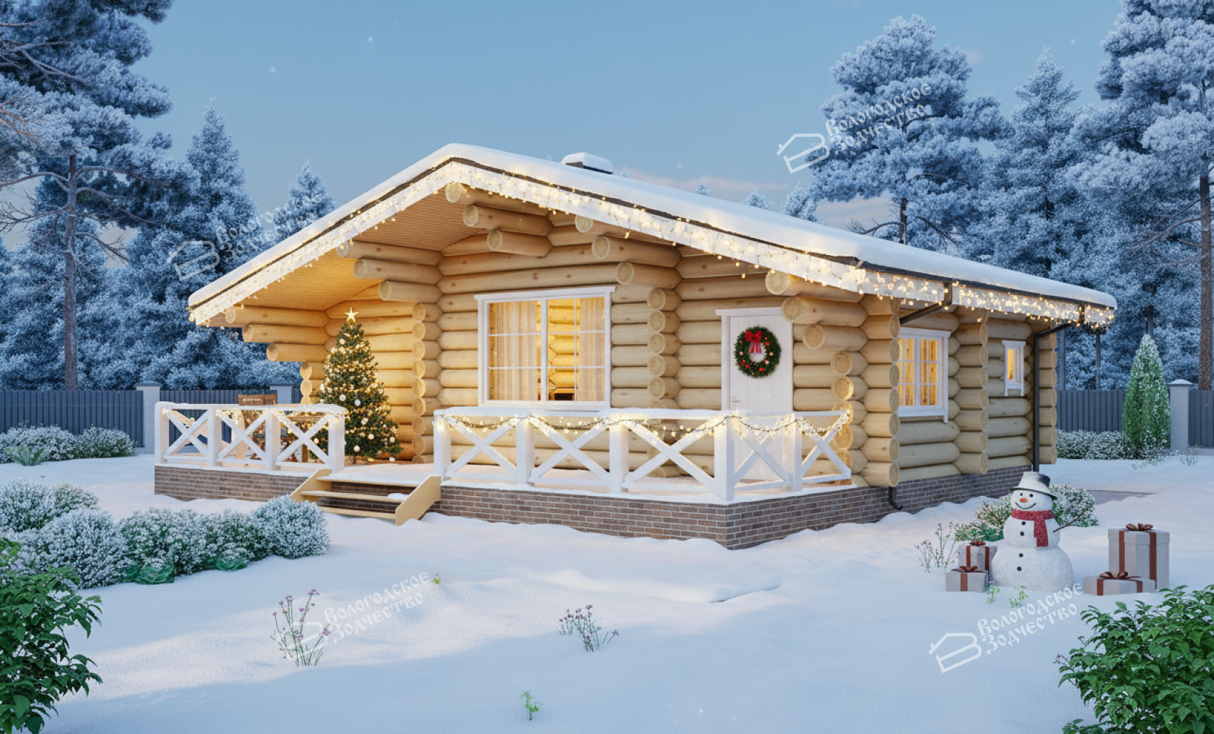 Баня из бревна VZ-606