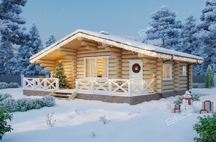 Баня из бревна VZ-606