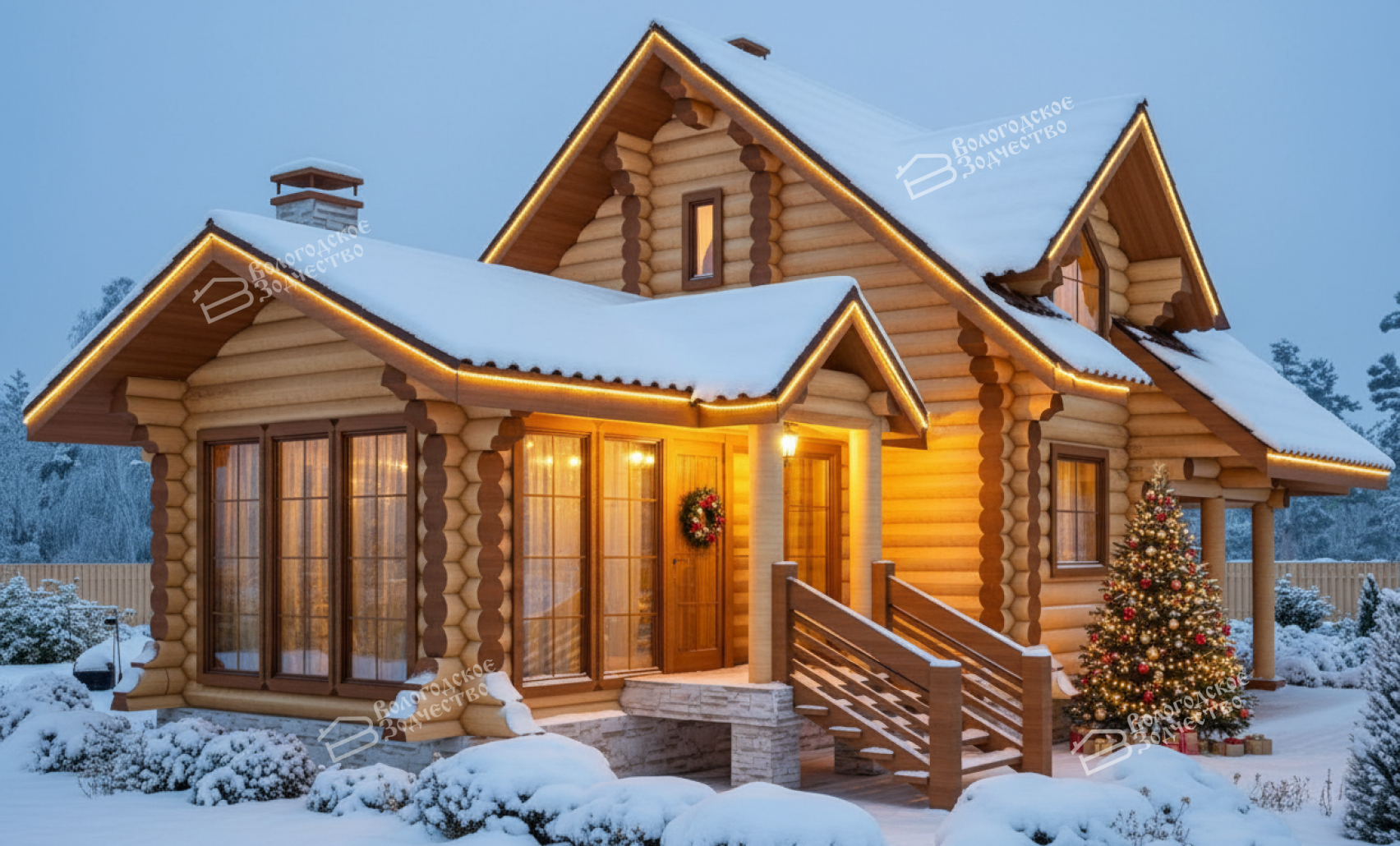 Баня из бревна VZ-607