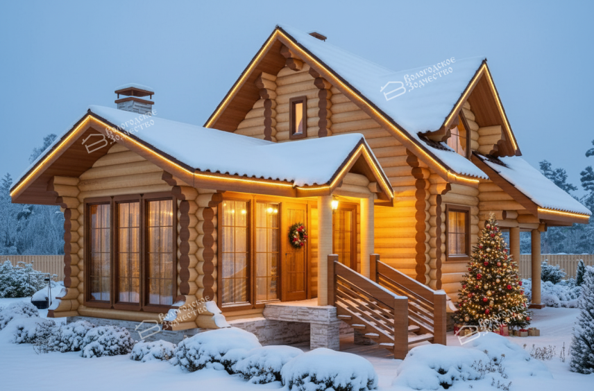 Баня из бревна VZ-607