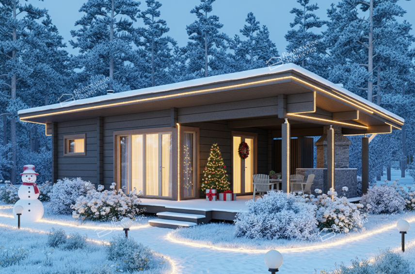 Баня из бруса VZ-611