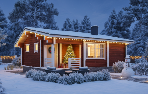 Баня из бруса VZ-612 