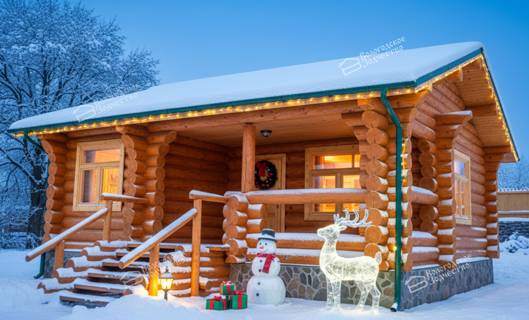 Баня из бревна VZ-617 