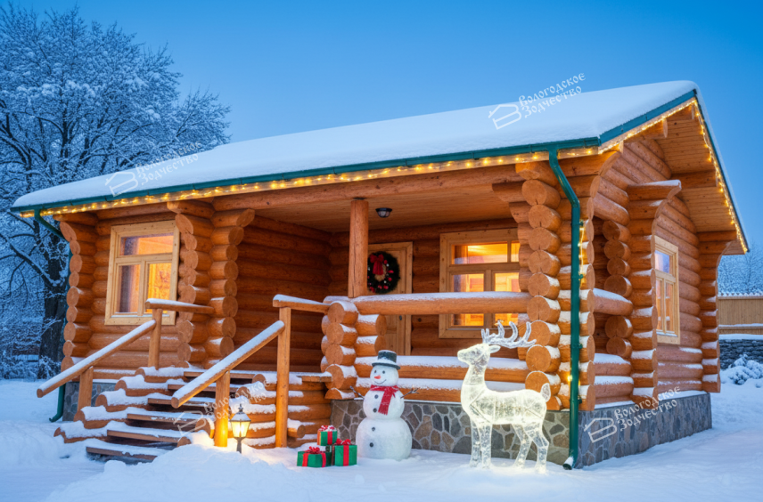 Баня из бревна VZ-617 