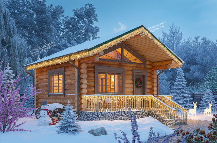 Баня из бревна VZ-621