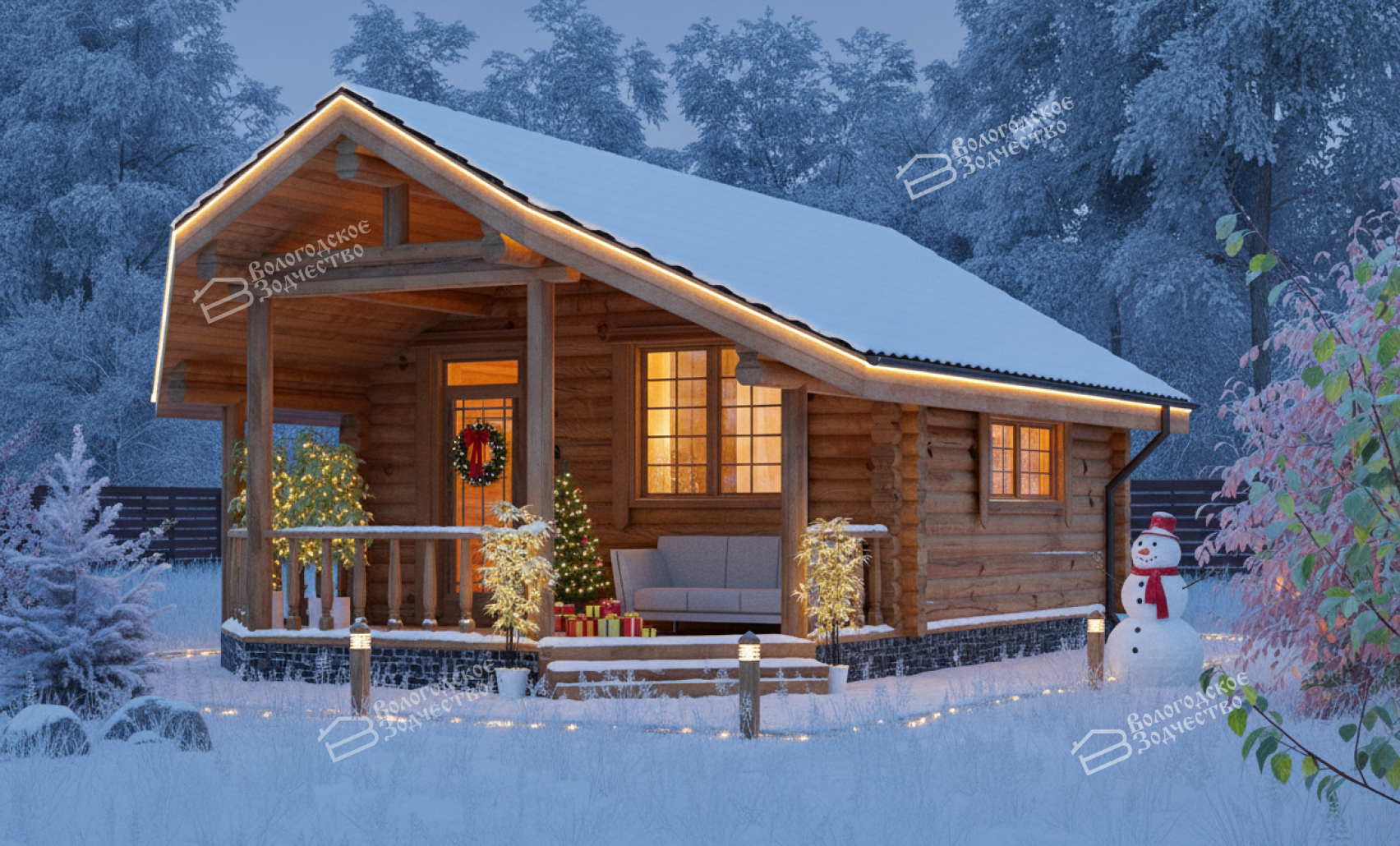 Баня из бревна VZ-622