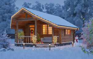 Баня из бревна VZ-622