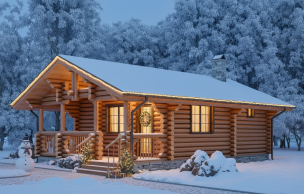 Баня из бревна VZ-624