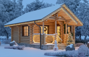 Баня из бревна VZ-625