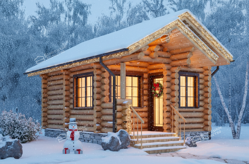 Баня из бревна VZ-626