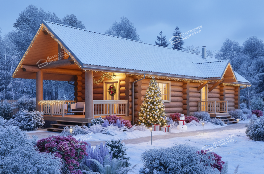 Баня из бревна VZ-629