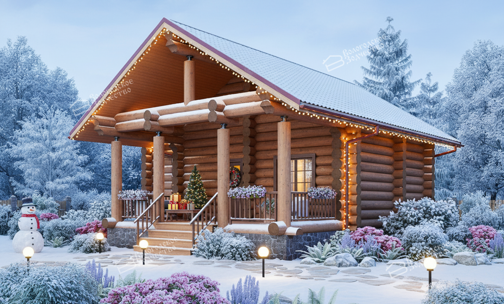 Баня из бревна VZ-630