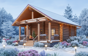 Баня из бревна VZ-630