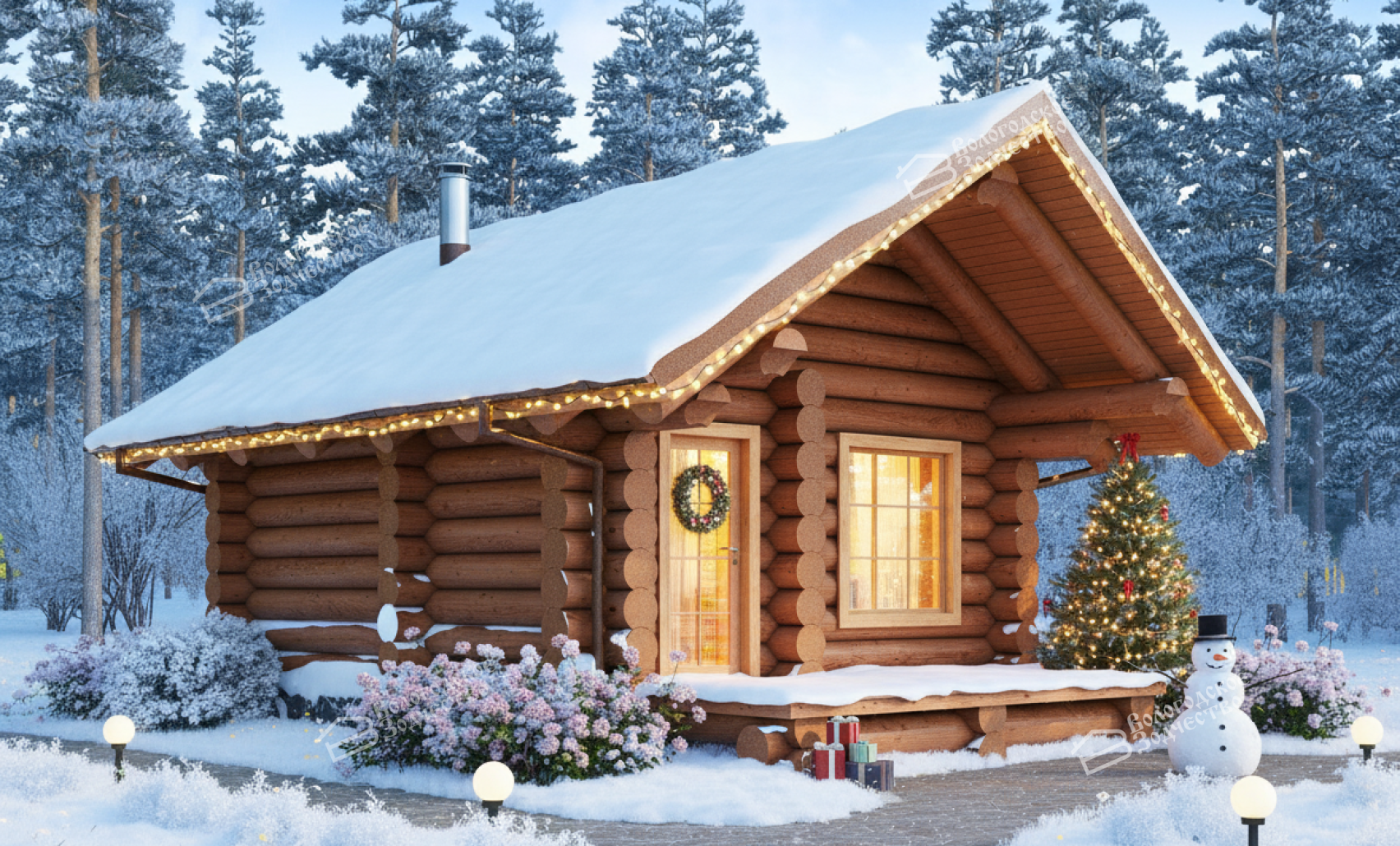 Баня из бревна VZ-632