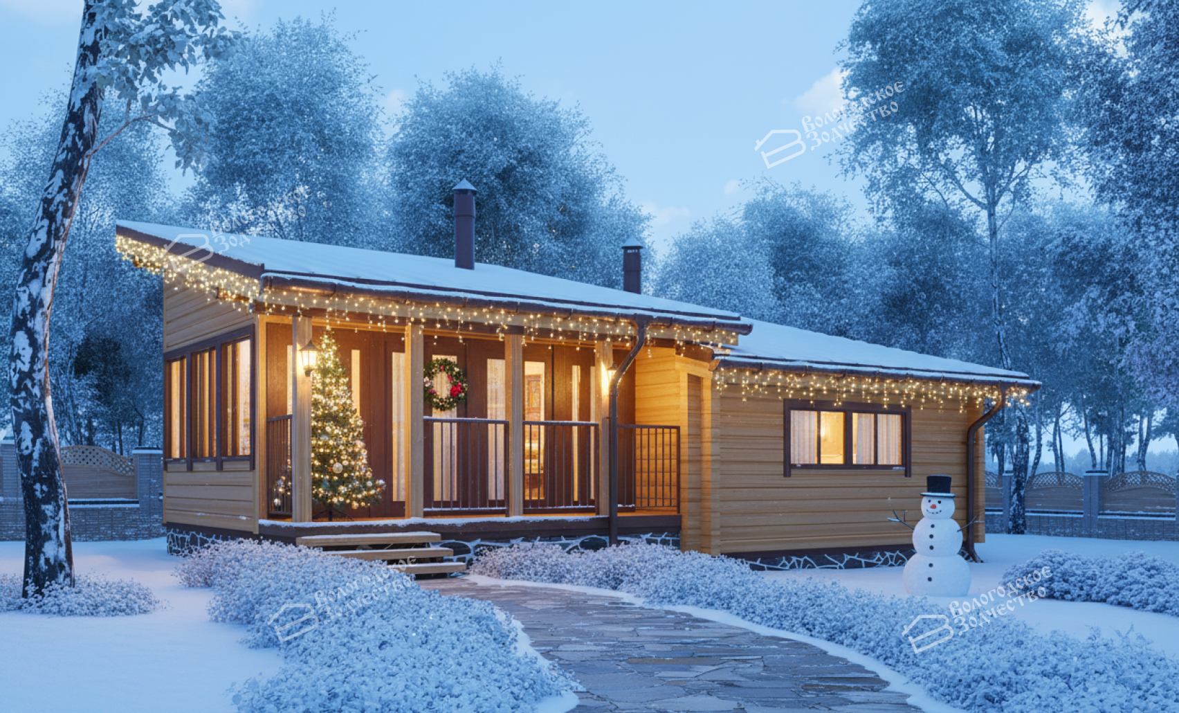 Баня из бруса VZ-634