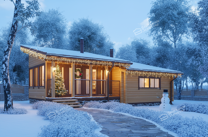 Баня из бруса VZ-634