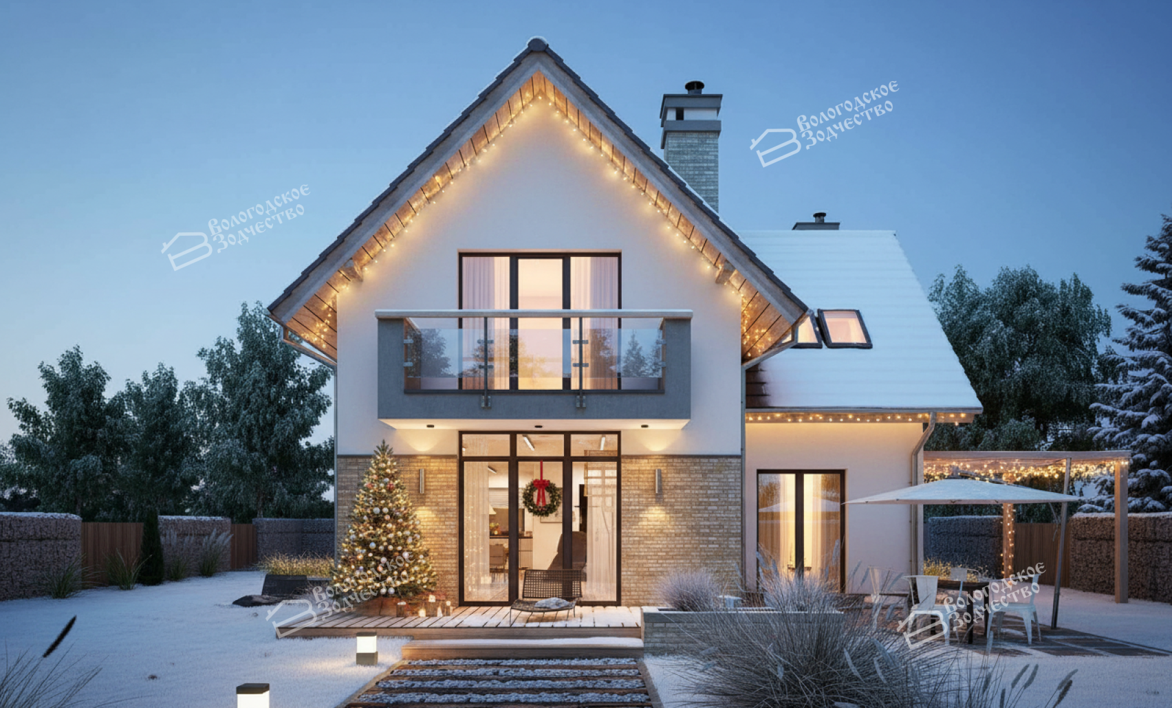 Дом из камня VZ-702