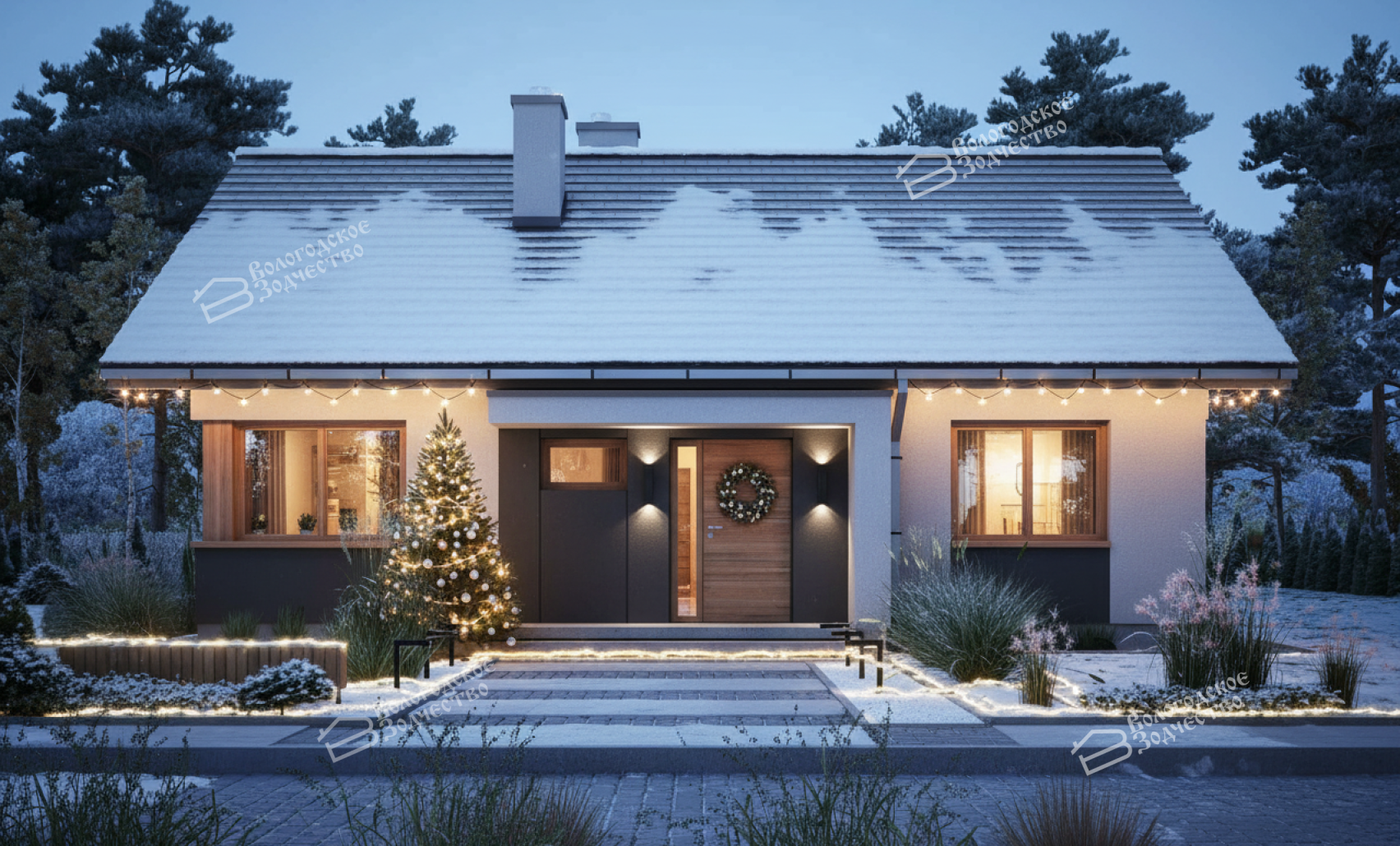 Дом из камня VZ-703