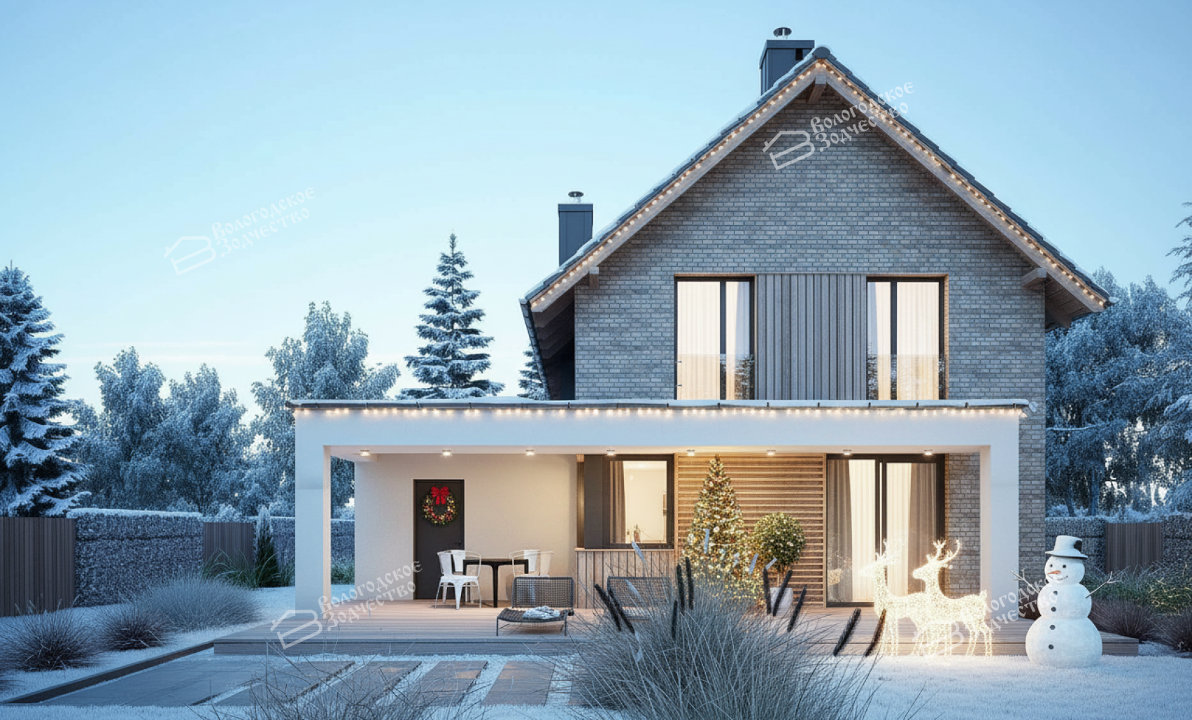 Дом из камня VZ-707