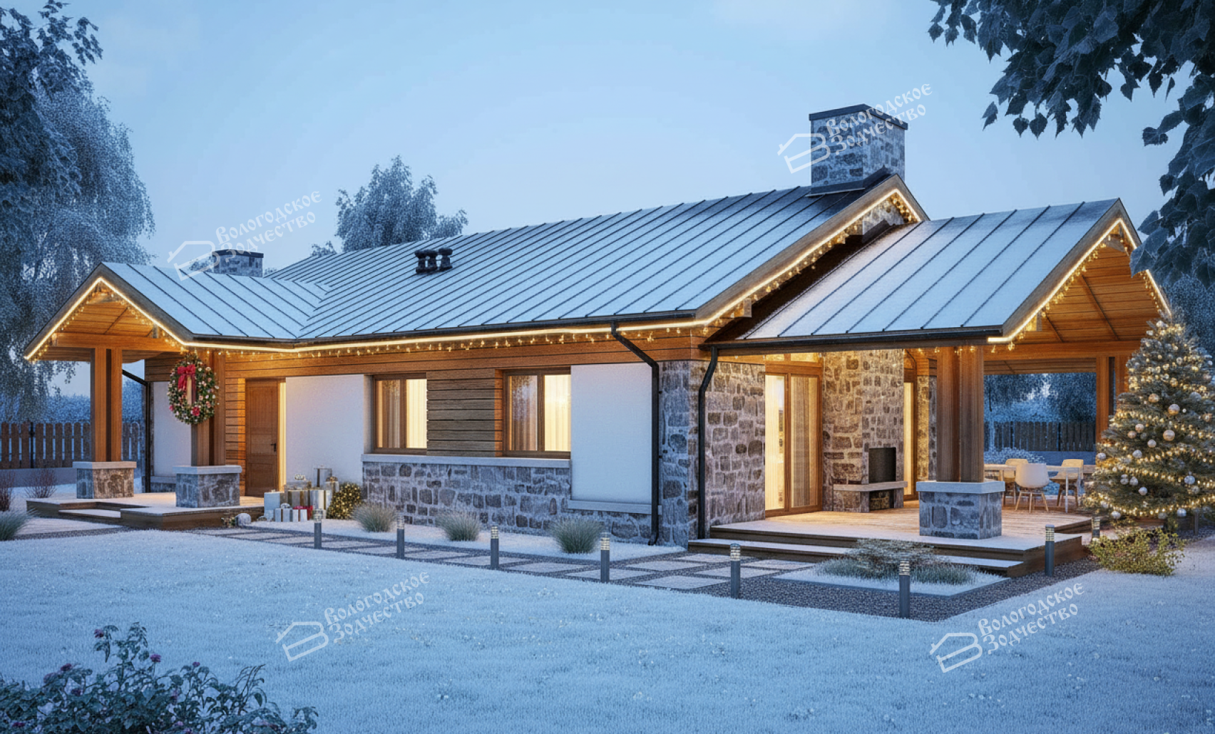 Дом из камня VZ-709