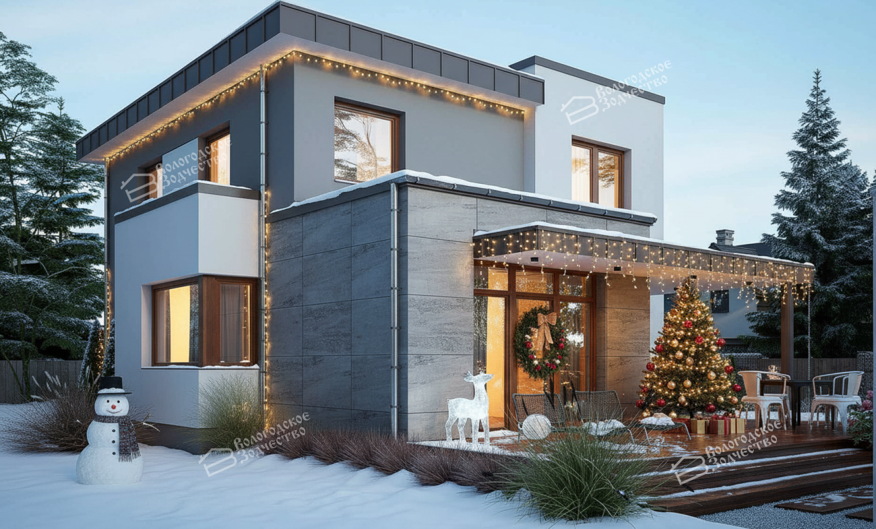 Дом из камня VZ-710