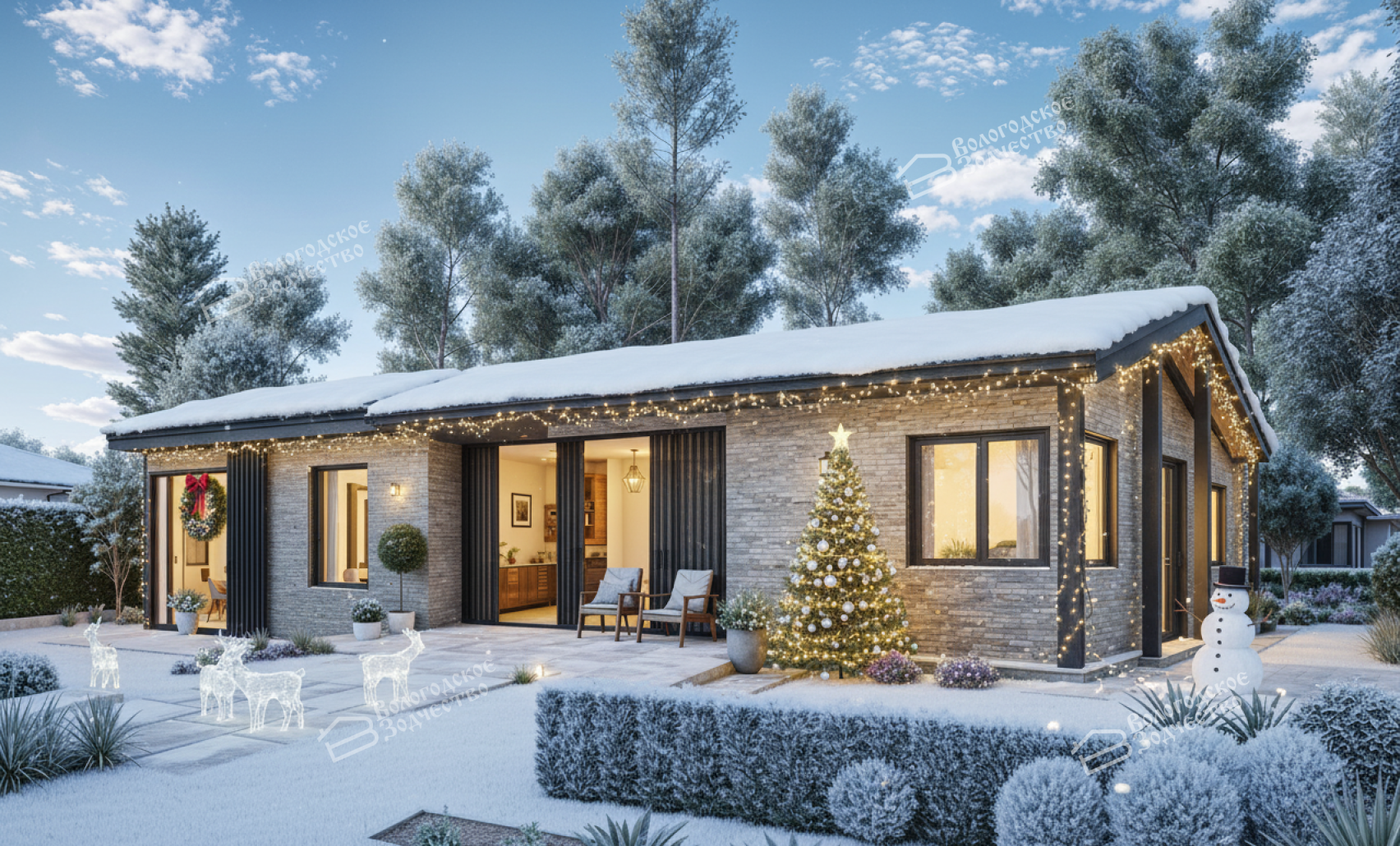 Дом из камня VZ-716