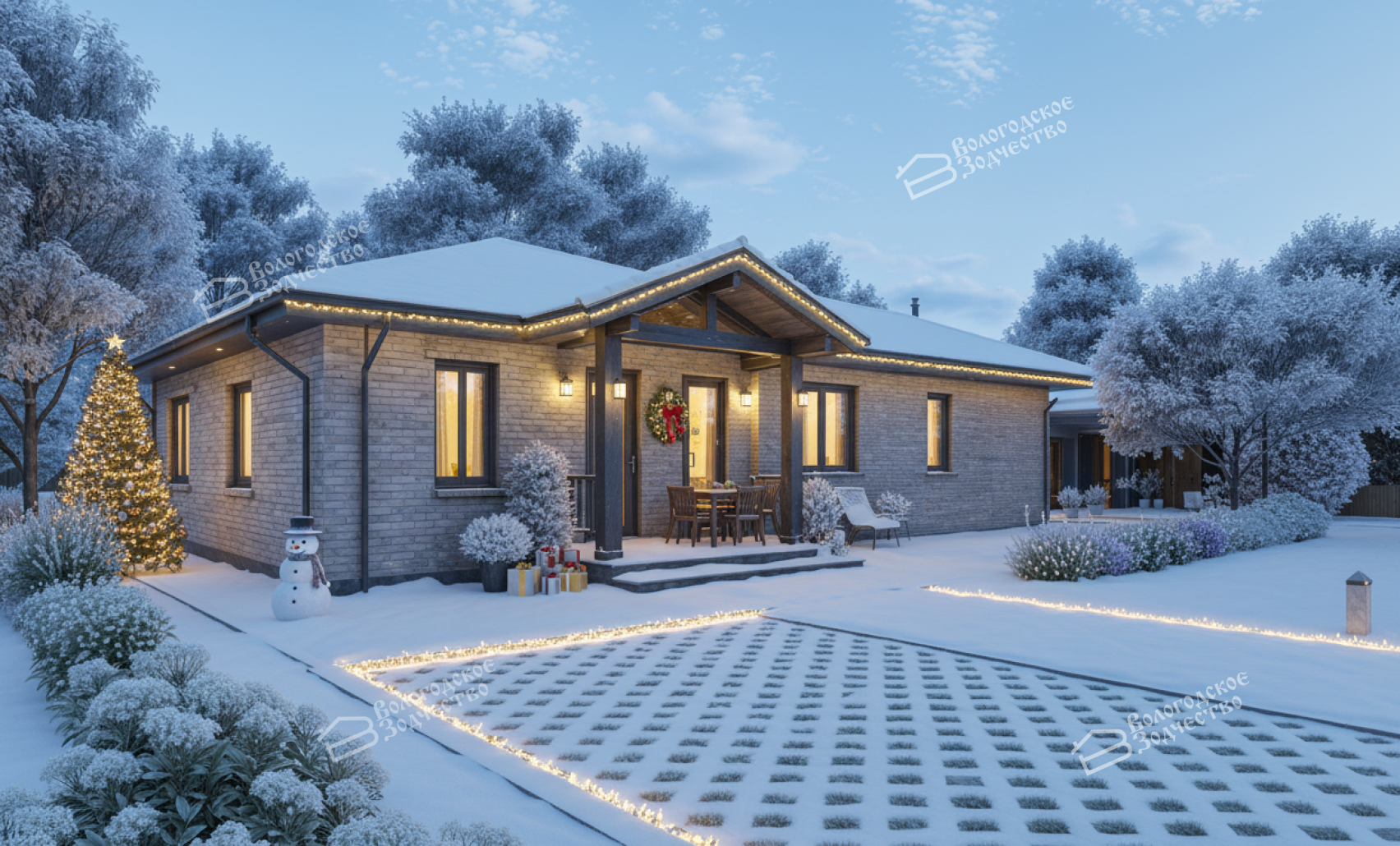 Дом из камня VZ-722