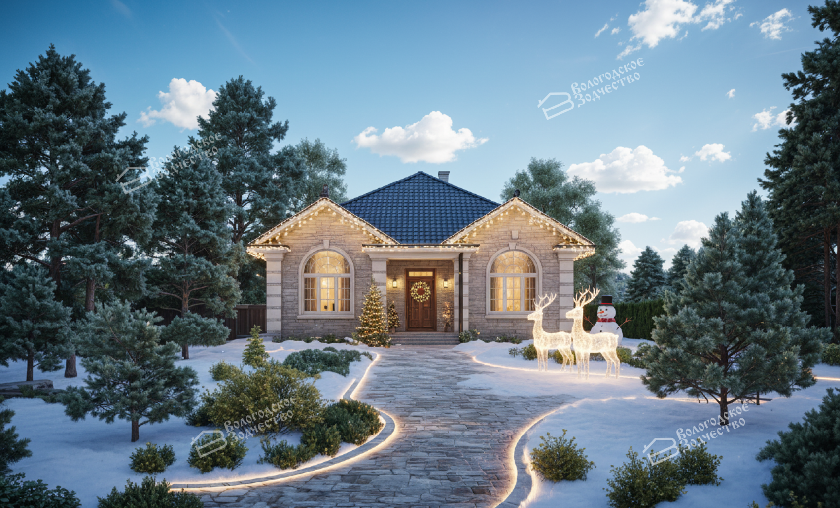 Дом из камня VZ-727