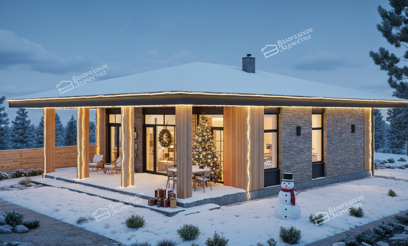 Дом из камня VZ-789