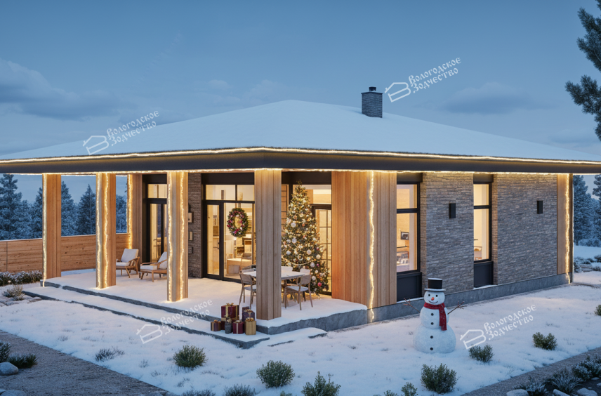 Дом из камня VZ-789