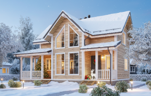 Каркасный дом VZ-801