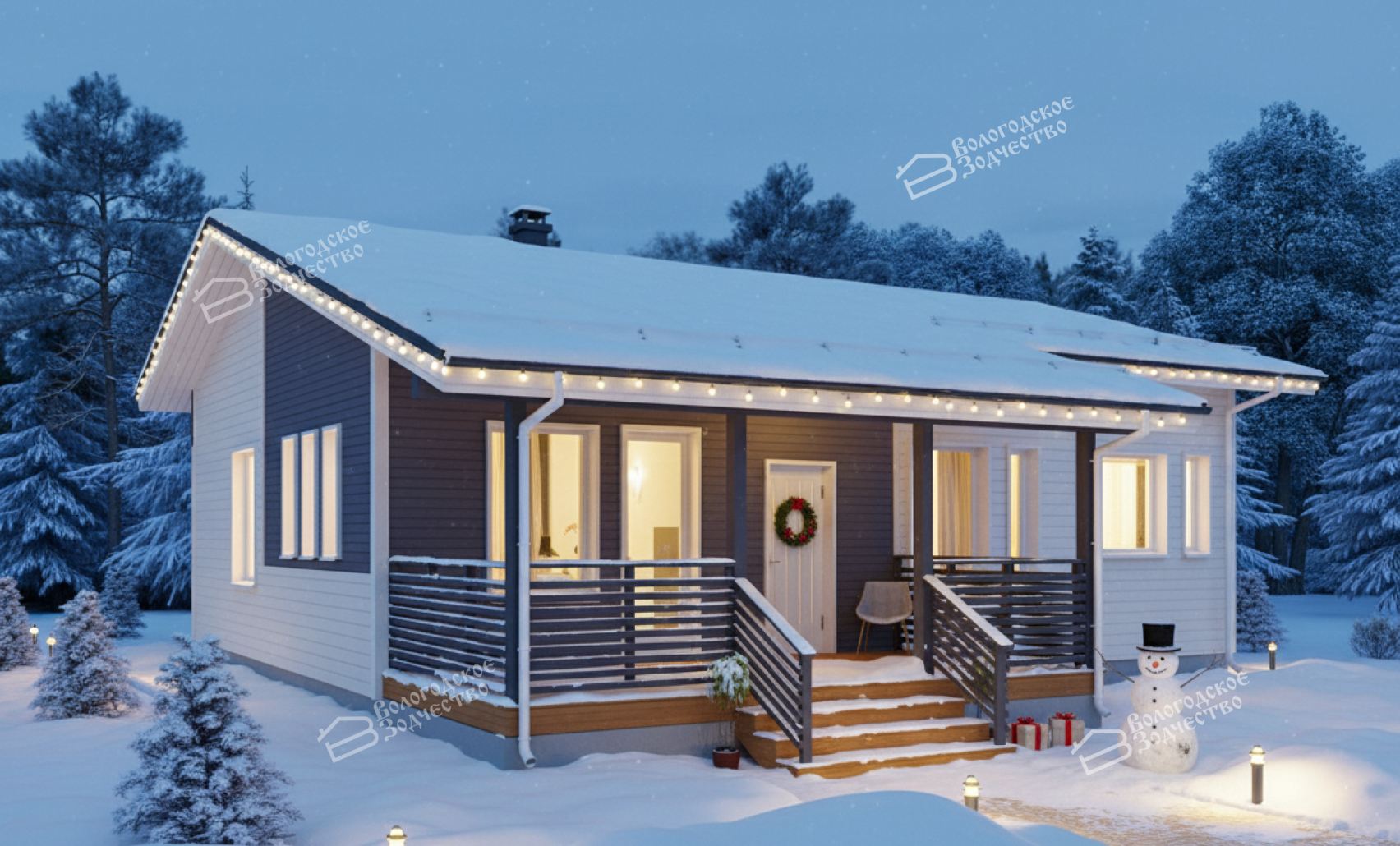 Каркасный дом VZ-803 