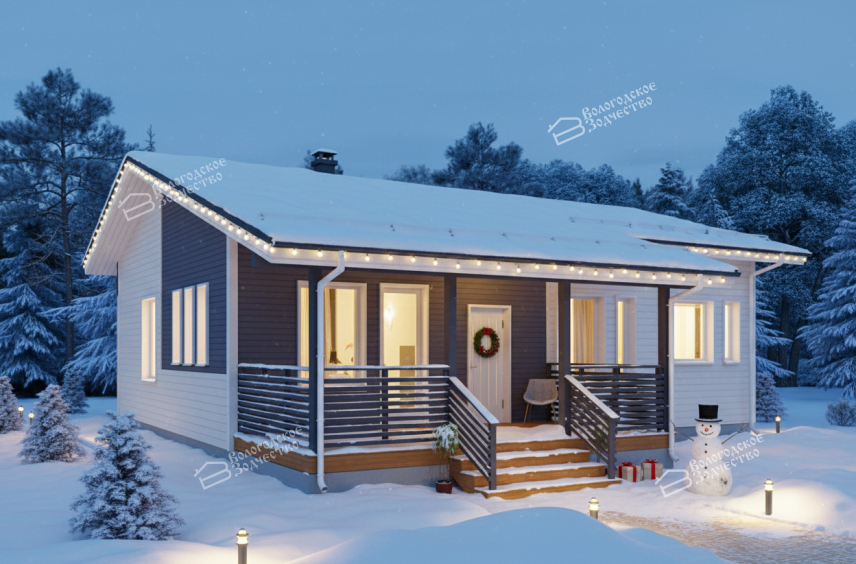 Каркасный дом VZ-803 