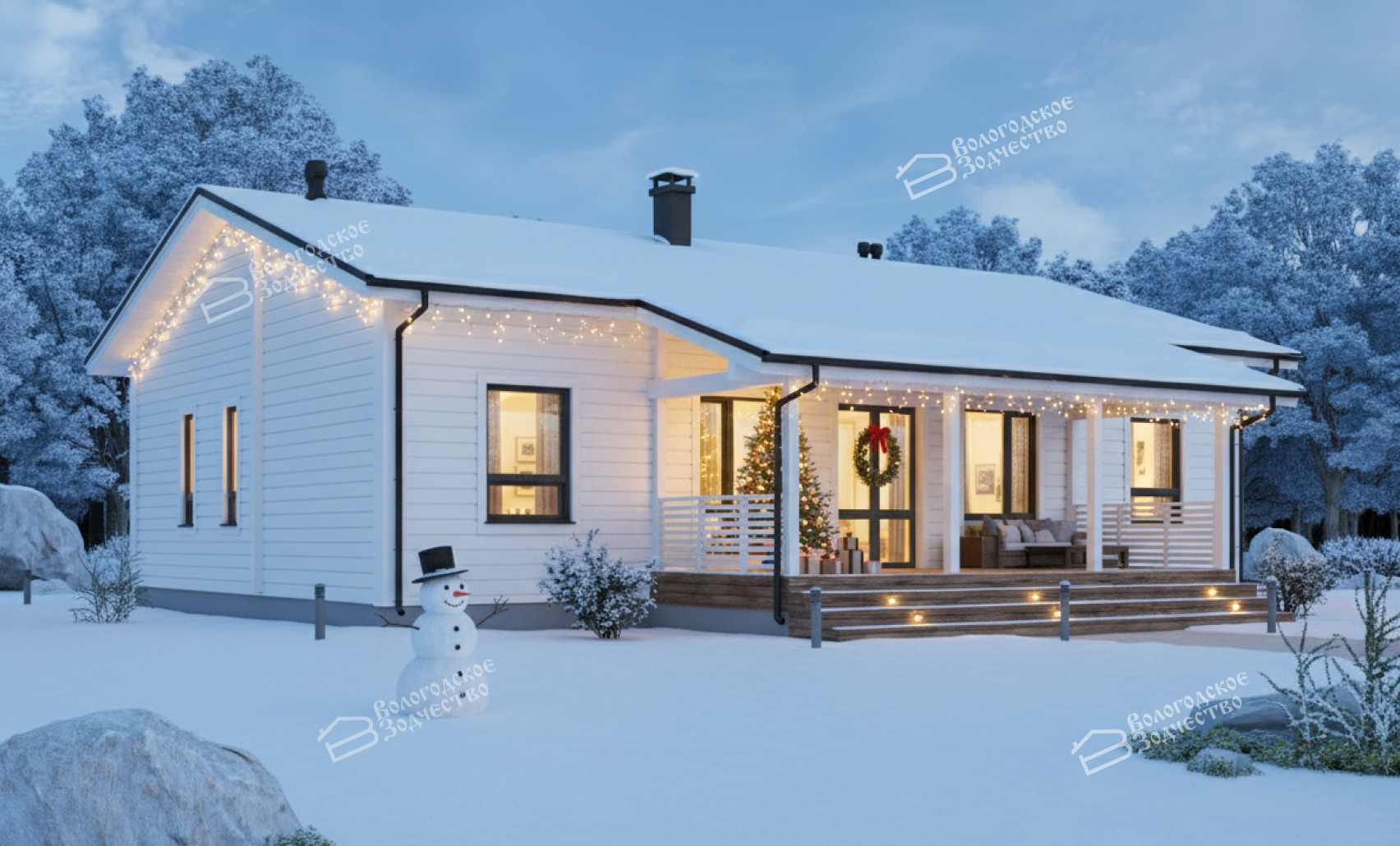 Каркасный дом VZ-804