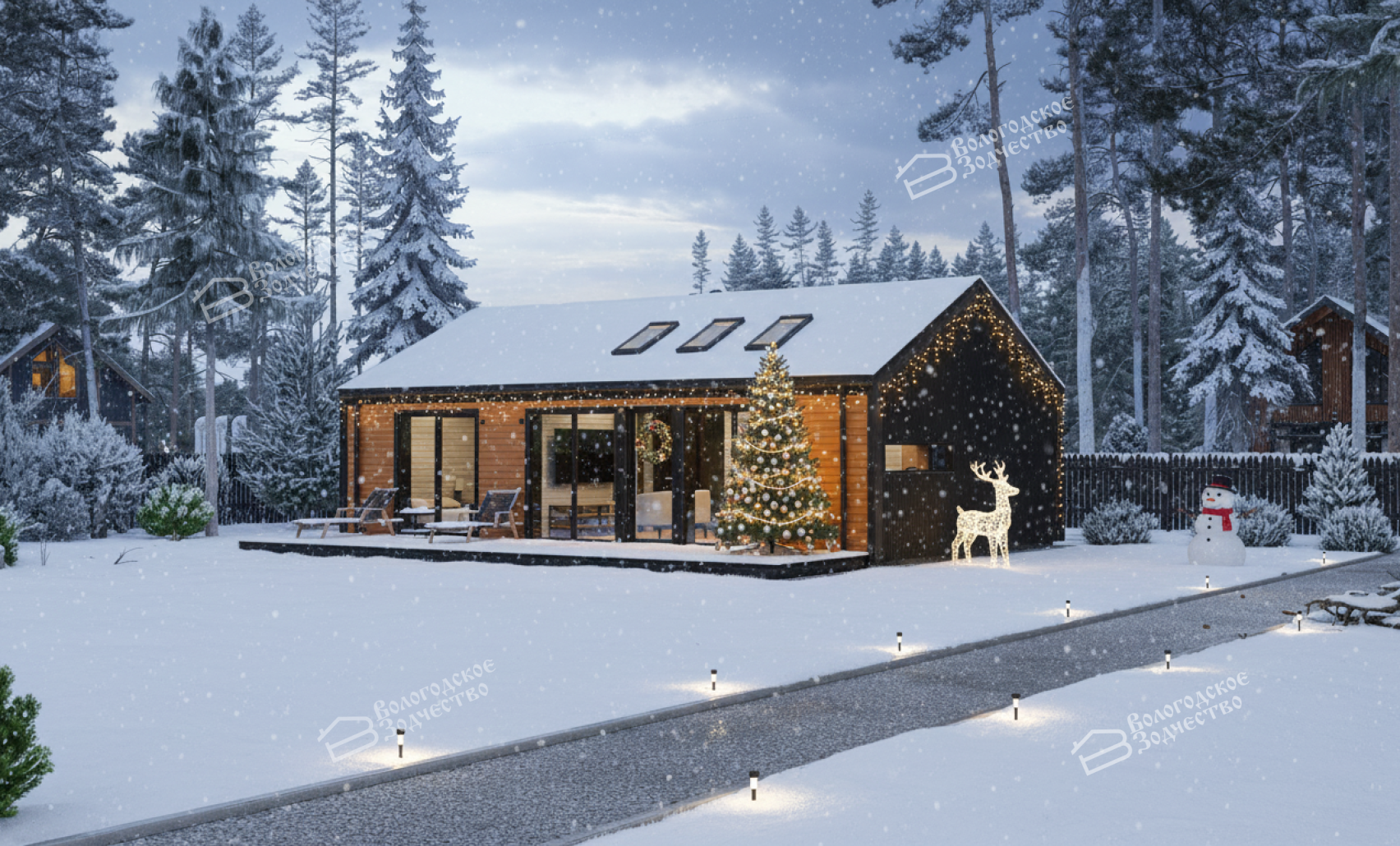 Каркасный дом VZ-808