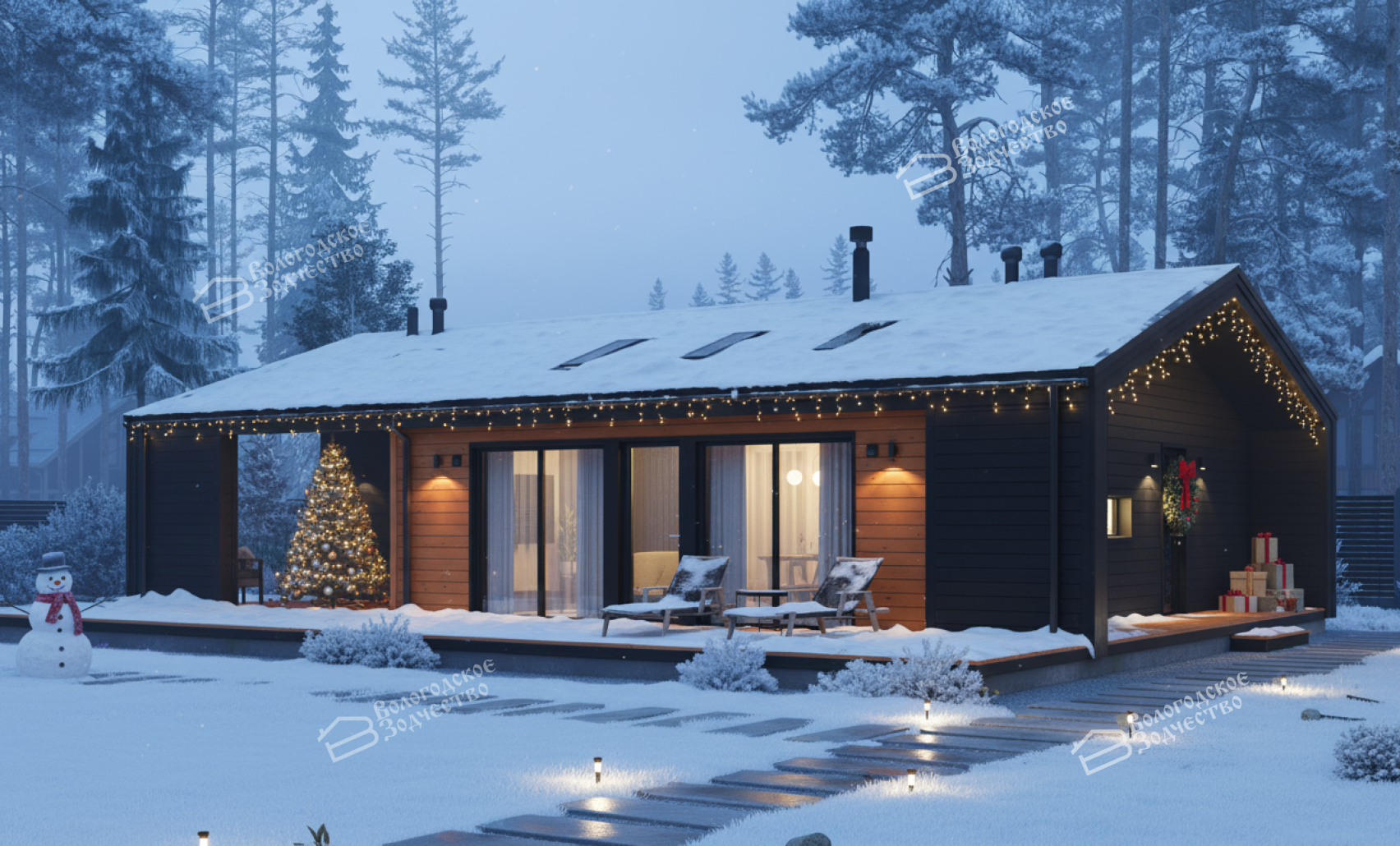 Каркасный дом VZ-809