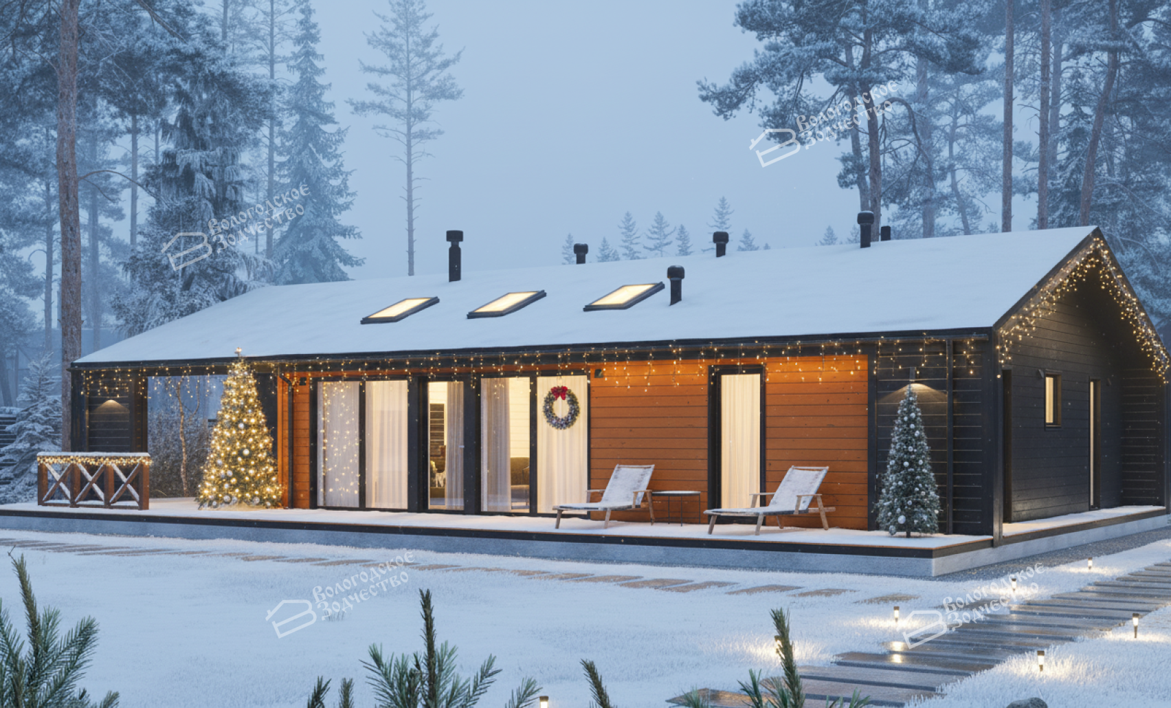 Каркасный дом VZ-811