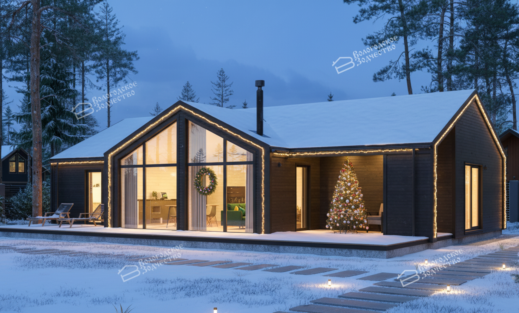 Каркасный дом VZ-814