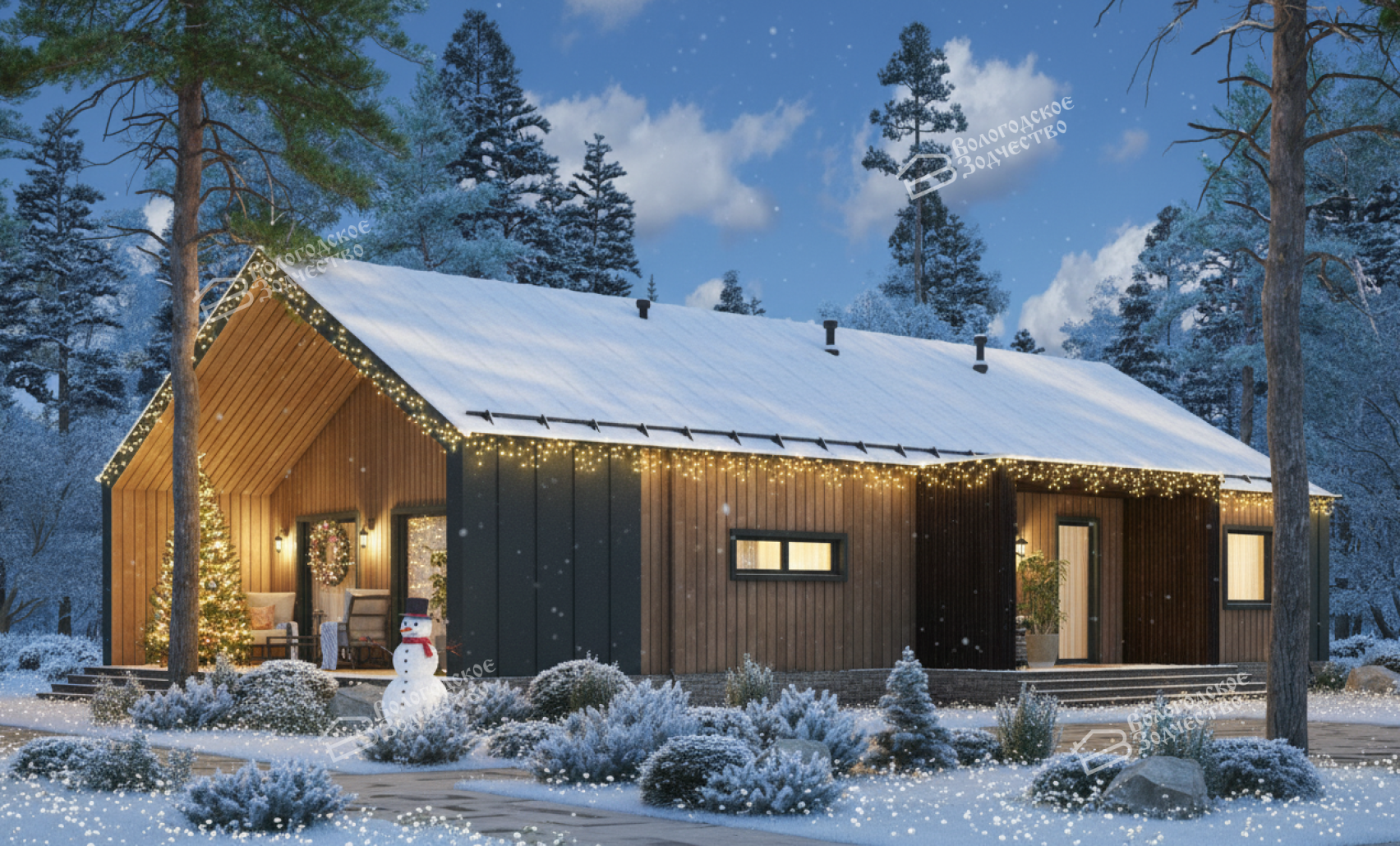 Каркасный дом VZ-818