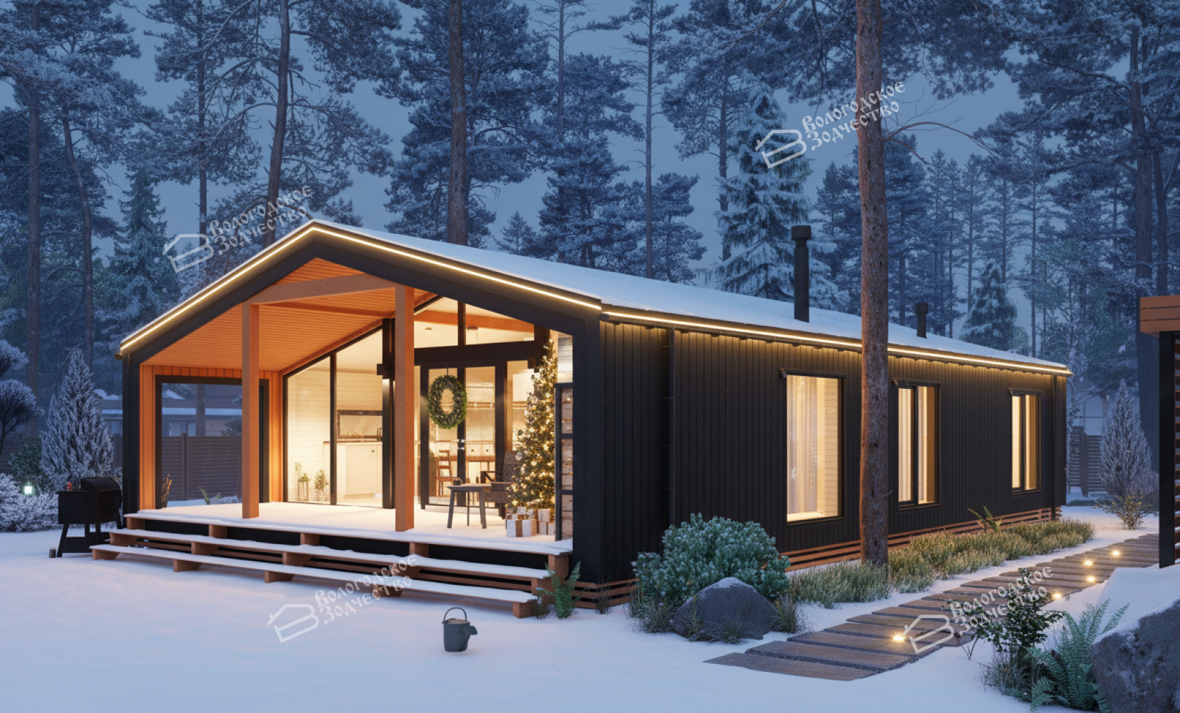 Каркасный дом VZ-819