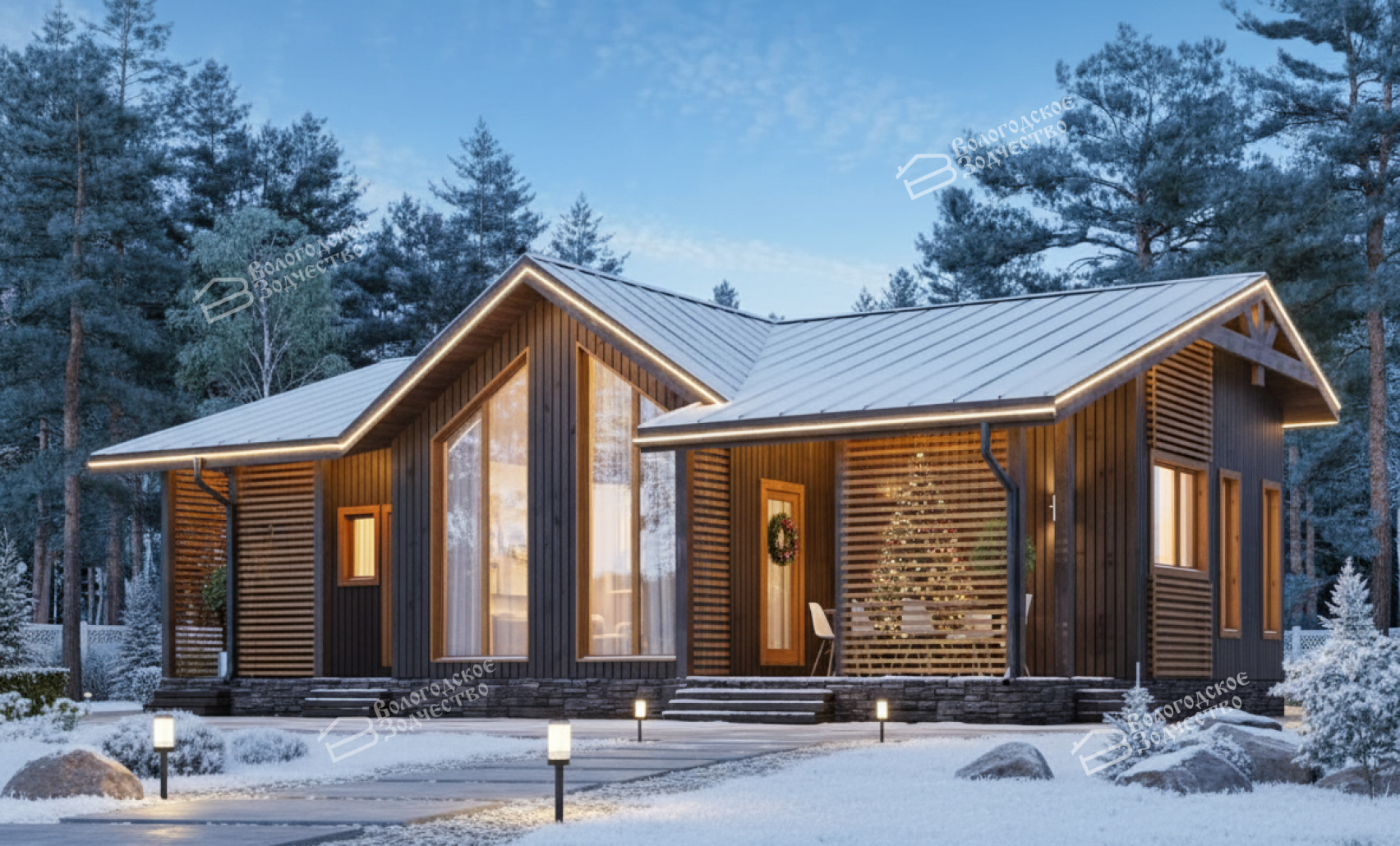 Каркасный дом VZ-821