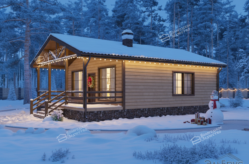 Каркасный дом VZ-822