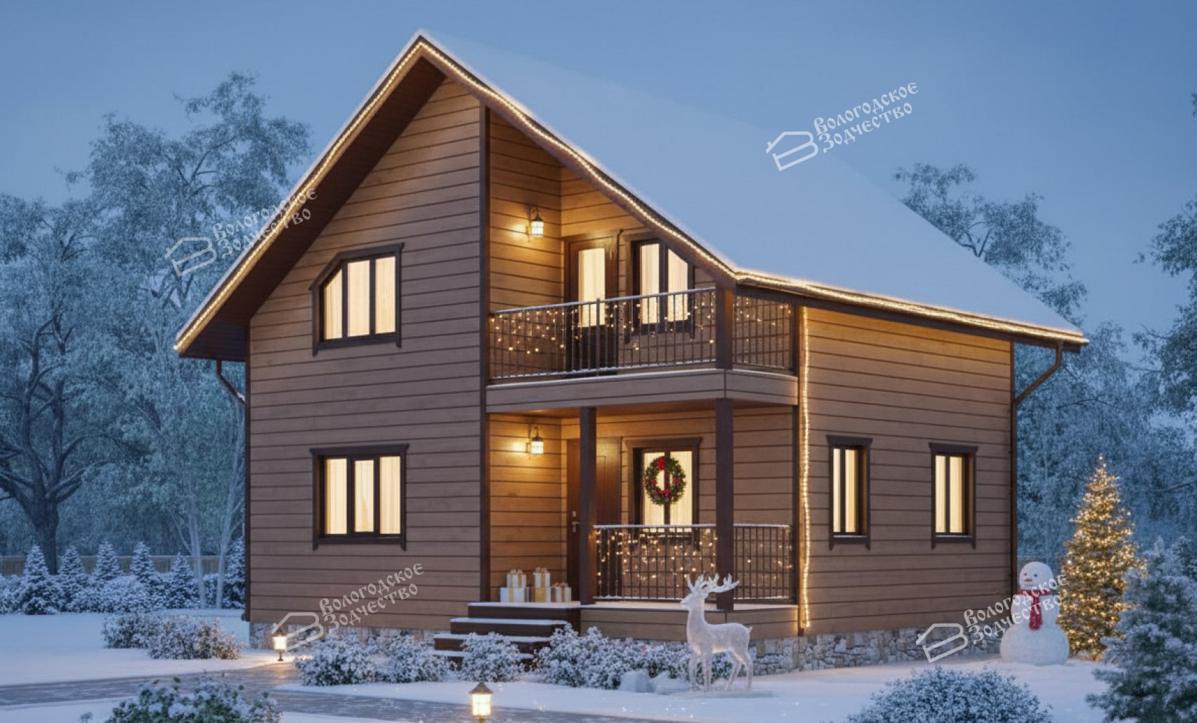 Каркасный дом VZ-823