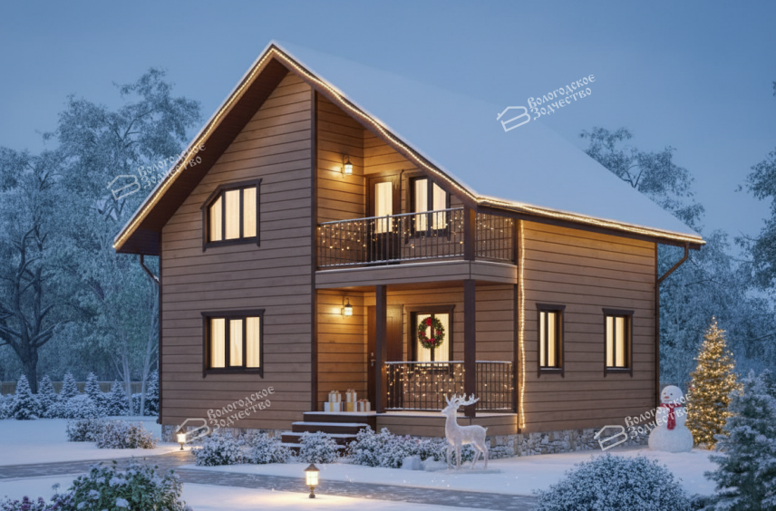 Каркасный дом VZ-823